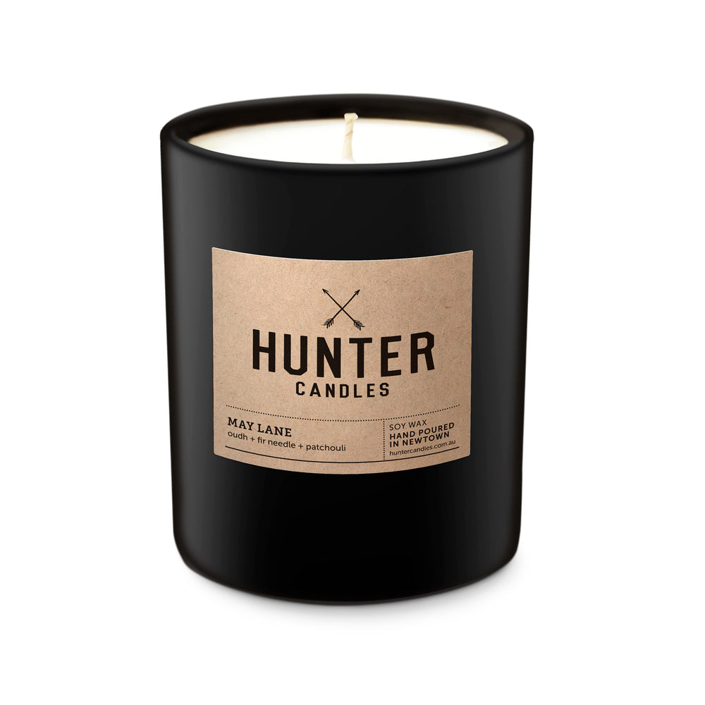 Hunter Candles - MAY LANE - Oudh, Fir Needle & Patchouli