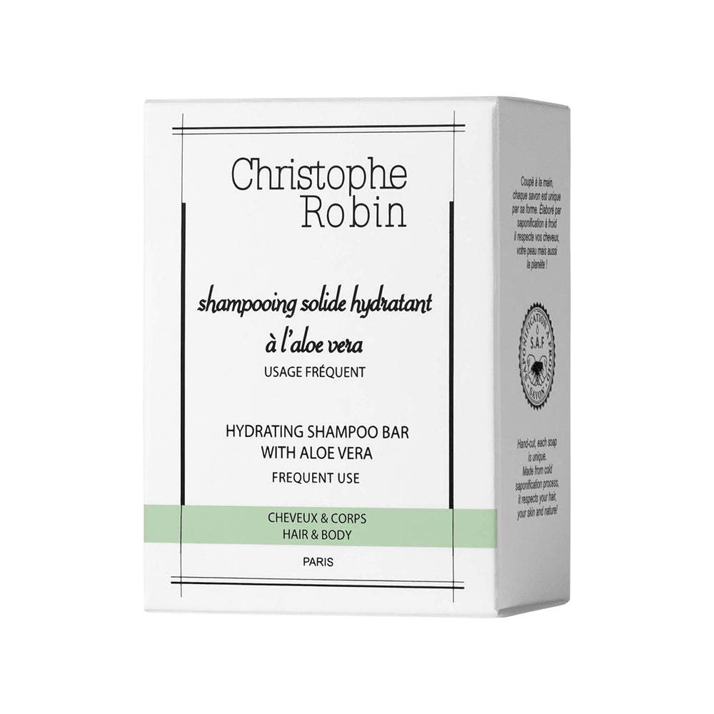 Christophe Robin - Hydrating Shampoo Bar With Aloe Vera